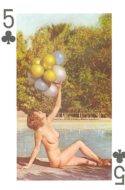 Vintage erotic playing cards (unfortunately incomplete) #35643926