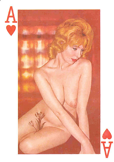 Vintage erotic playing cards (unfortunately incomplete) #35643943