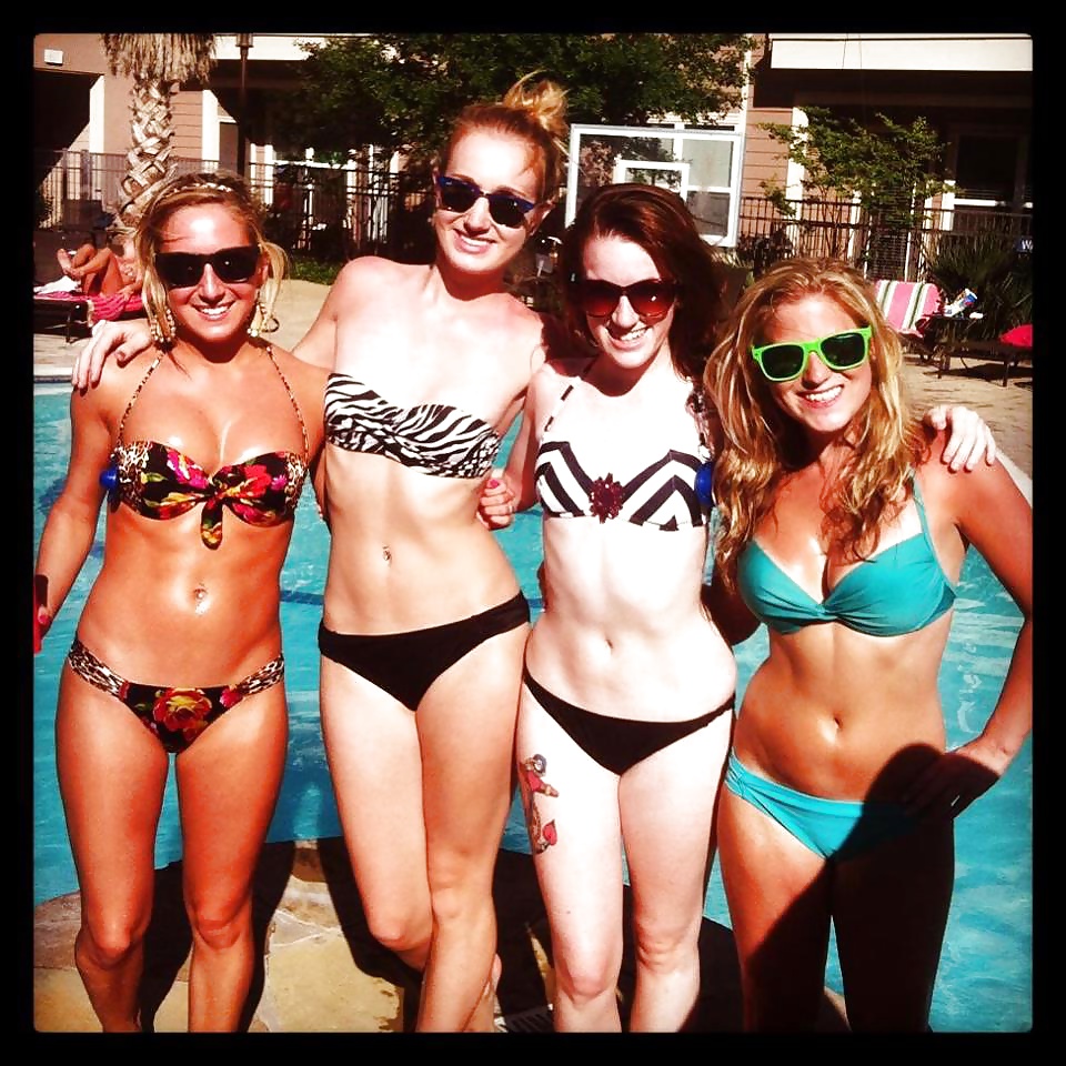 Facebook college girls 14 sorority teens bikini party #26730222