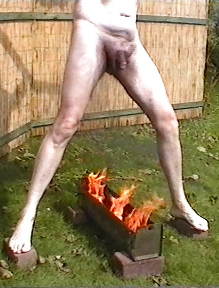 Male slave: labour and torture by fire #35099665