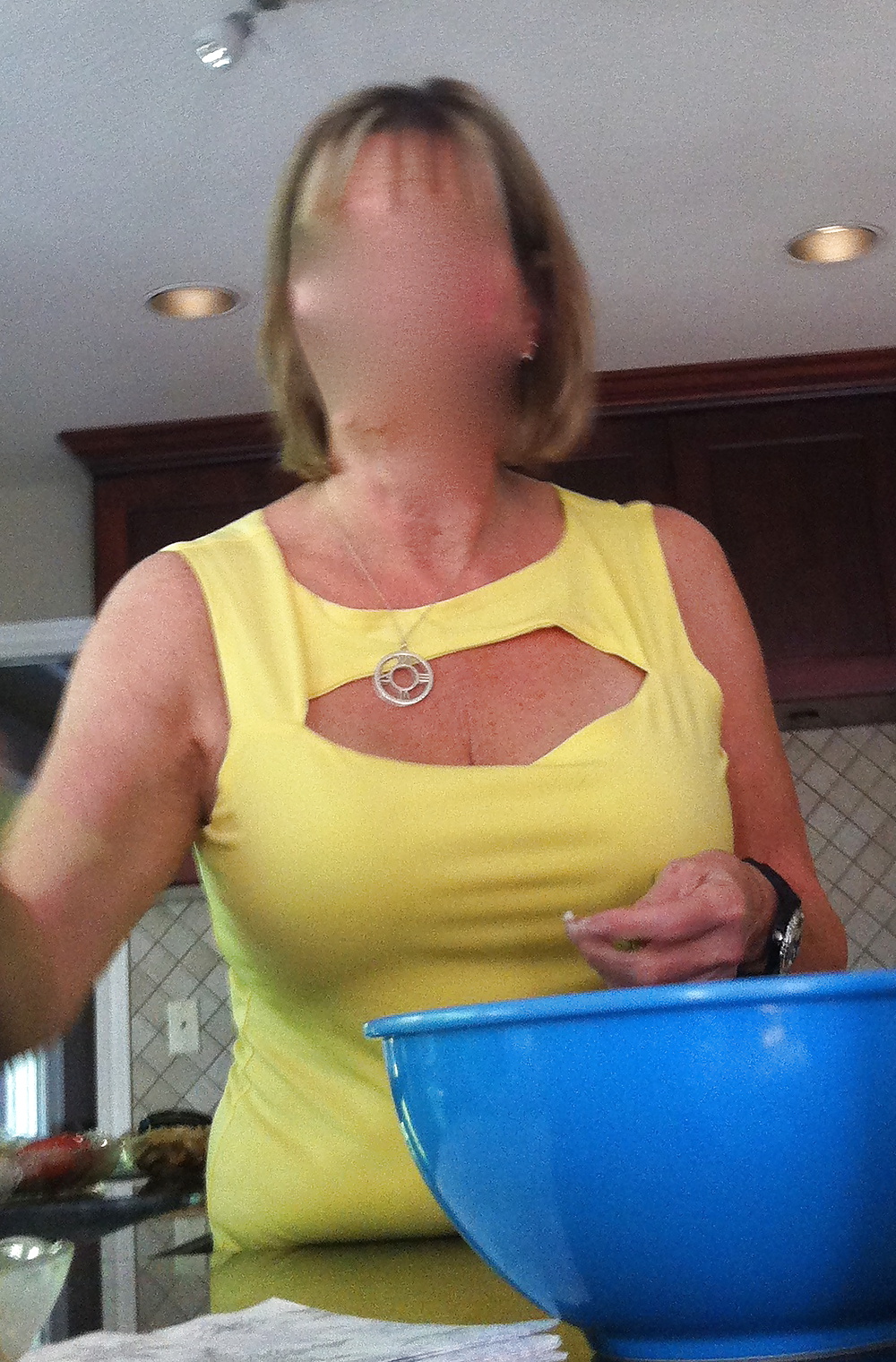 Mother In Law GILF. 60 yrs old candid big boobs #34192338