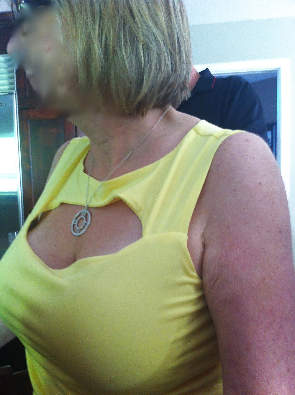 Mother In Law GILF. 60 yrs old candid big boobs #34192347