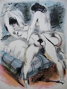 Vintage Erotic Drawings 7 #28502994