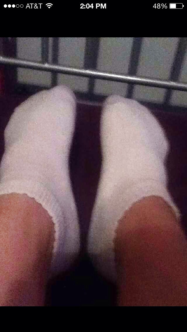 Trisha stinky white ankle socks
 #24135869