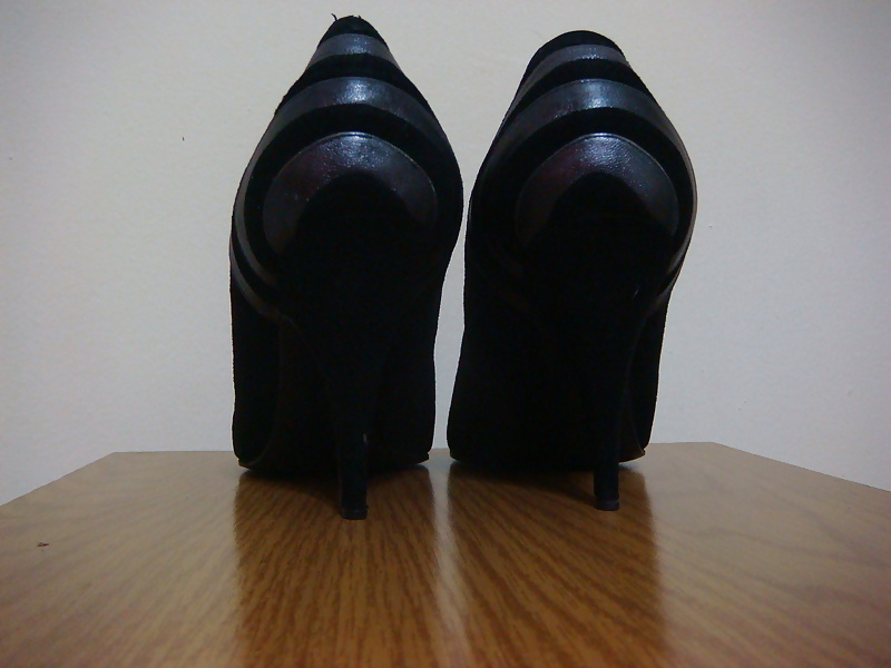 Schwarz Scarpin Atemberaubenden #31678477
