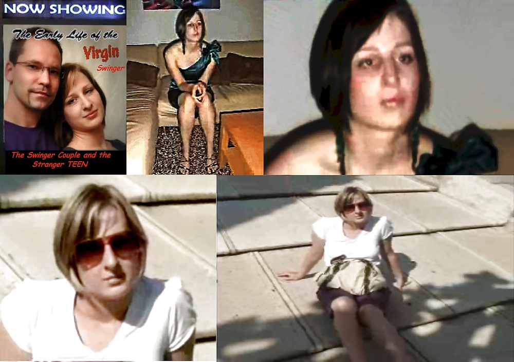 Pareja real swinger y un extraño
 #28125814