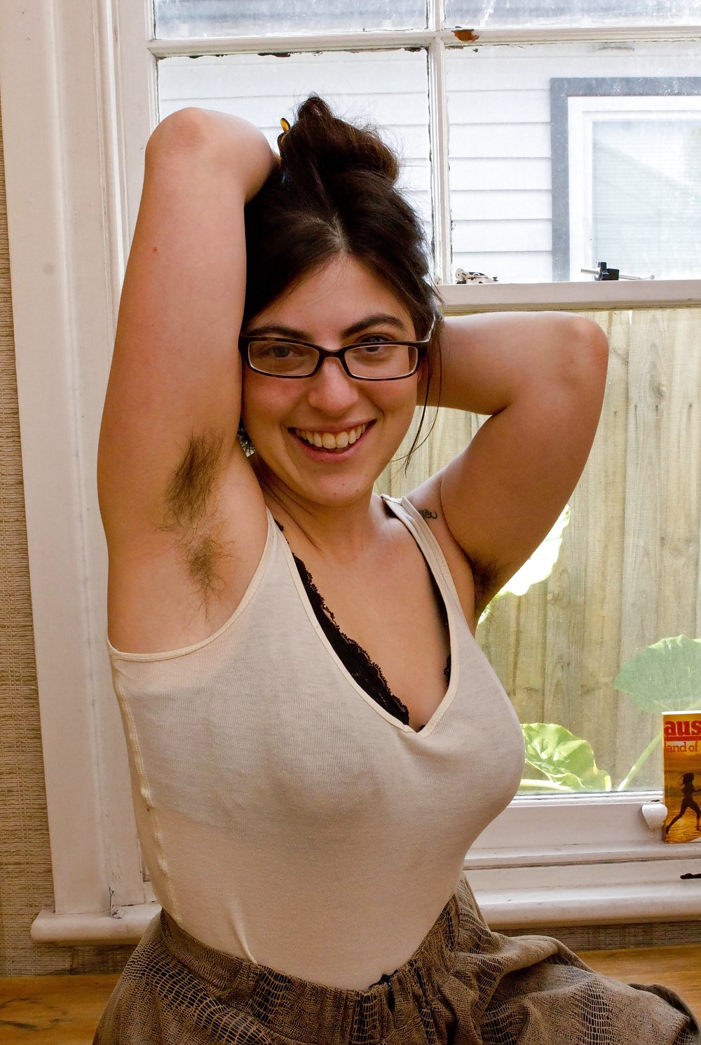Hairy Armpits - Nora all smiles  #24532869