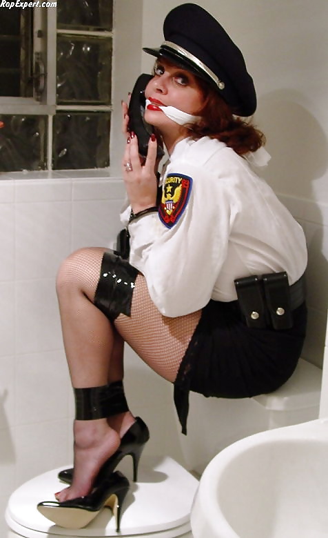 Female Security guard uniform bondage #31516900