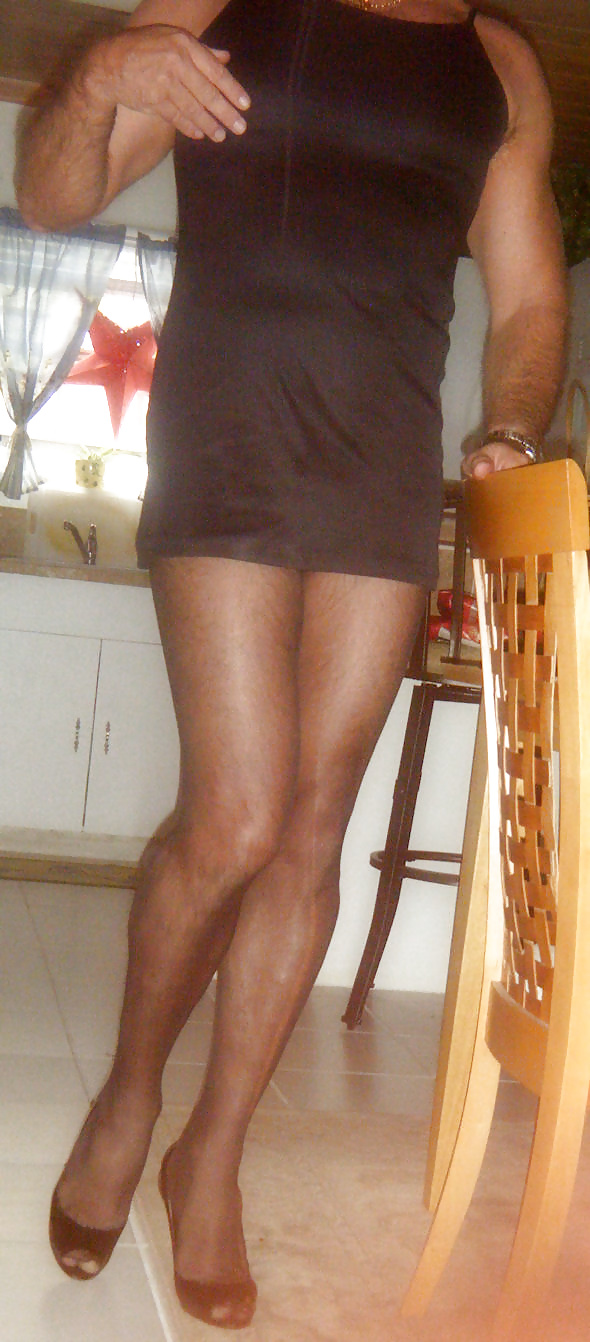 Can't get enough of wearing the nylons and heels. #32468266