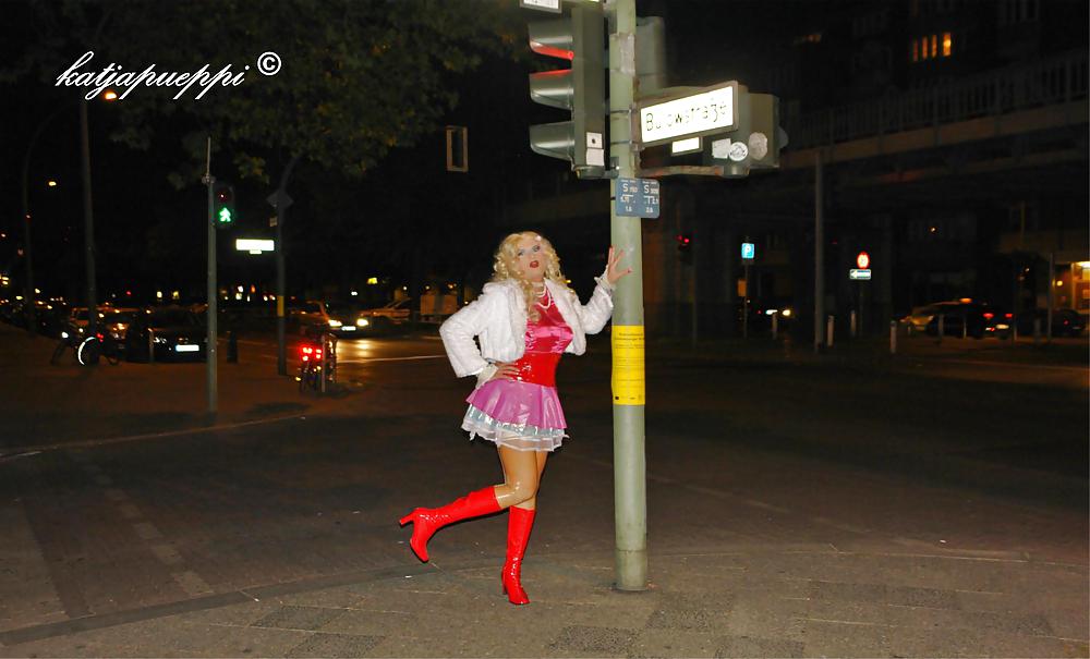 Real prostitute tgirl on street of berlin #38011400