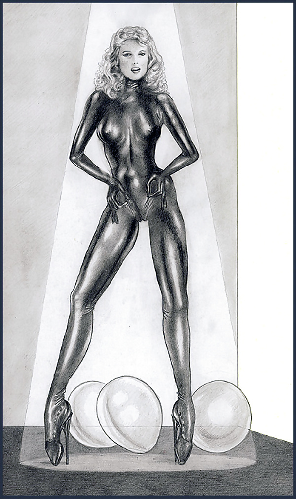 Bizarre B&W Latex Art #39240325