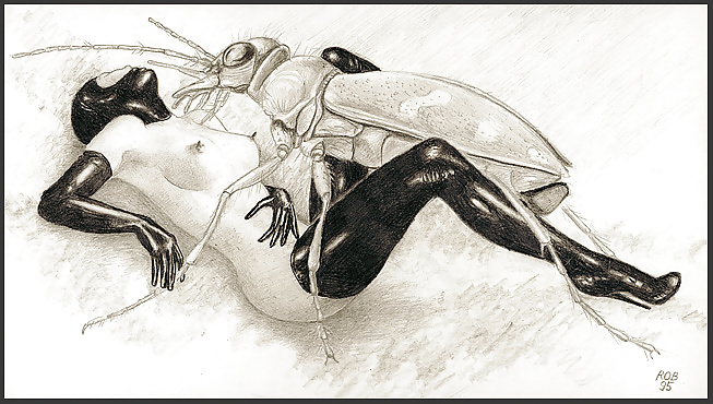 Bizarre B&W Latex Art #39240441