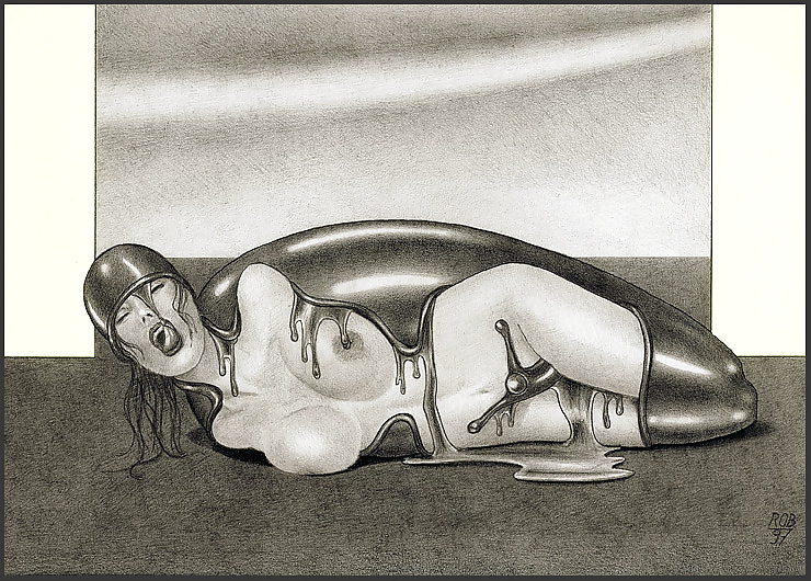 Bizarre B&W Latex Art #39240651