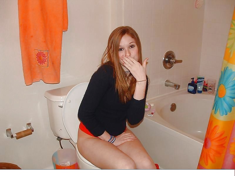 Panties down in toilet #26164543