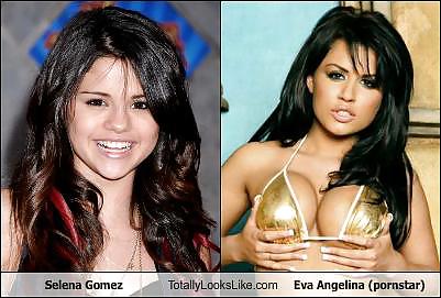 Pornstars and their famous celebs counterparts #24710008