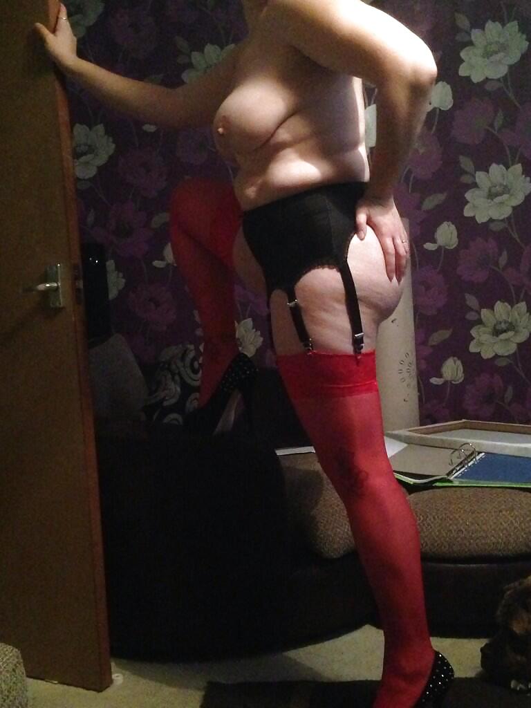 Somerset Slut Flashing Tit in Sexy Stockings #24525283