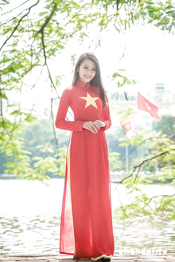 Ao Dai - Vietnamese traditional clothes  #27745762