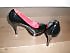 My Aunt Gudrun her sexy Black and Pink High-Heels Size 38 #25120189