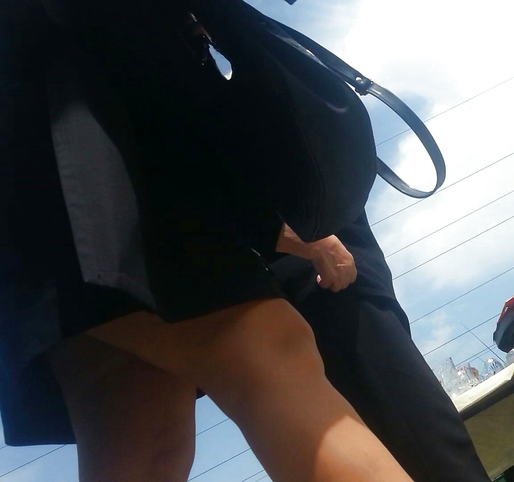 Spy mini skirt mature romanian #27368862