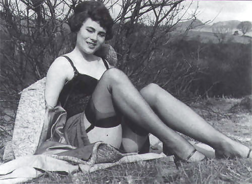 English ladies display legs 1960s #32107361