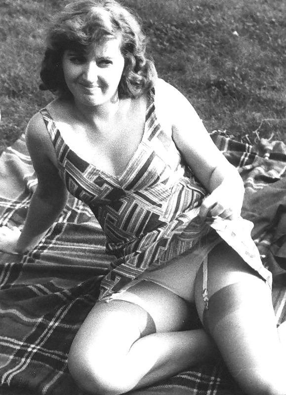 English ladies display legs 1960s #32107369