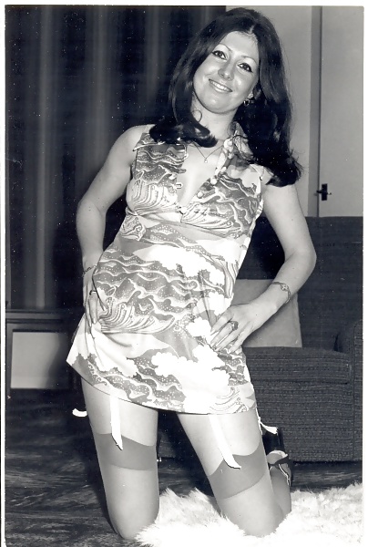 English ladies display legs 1960s #32107371