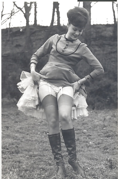 English ladies display legs 1960s #32107373