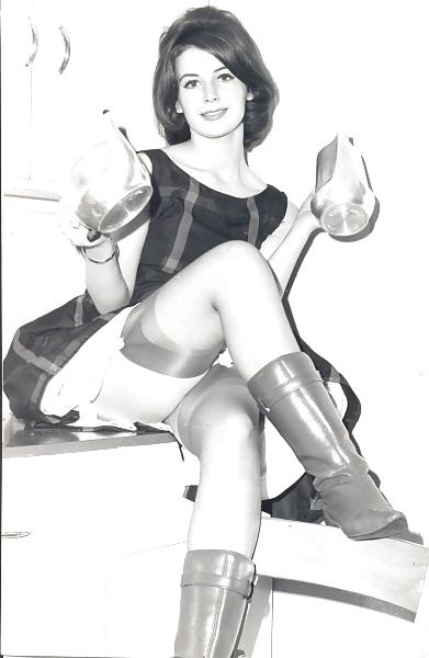 English ladies display legs 1960s #32107374