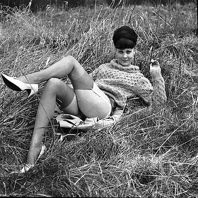 English ladies display legs 1960s #32107375