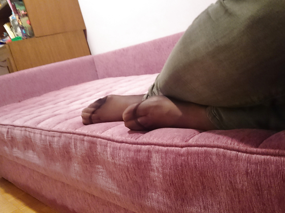 My wife nylon feet #41012908