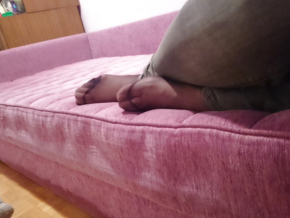 My wife nylon feet #41012922