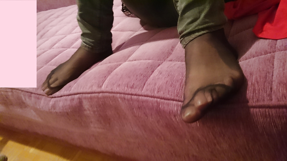 My wife nylon feet #41012971