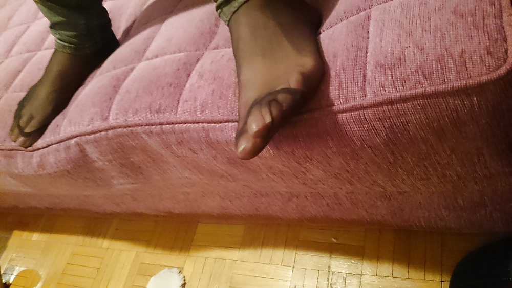 My wife nylon feet #41013034