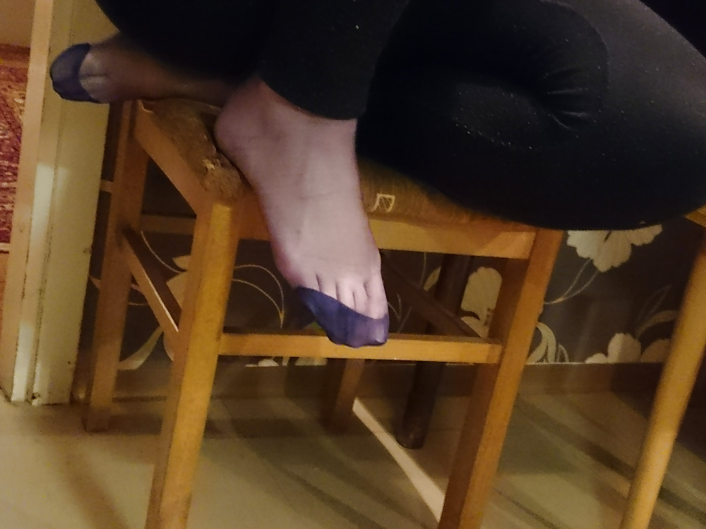 My wife nylon feet #41013043