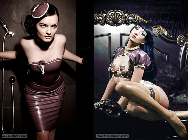 Sexy Latex And Vintage Ladys #36345245