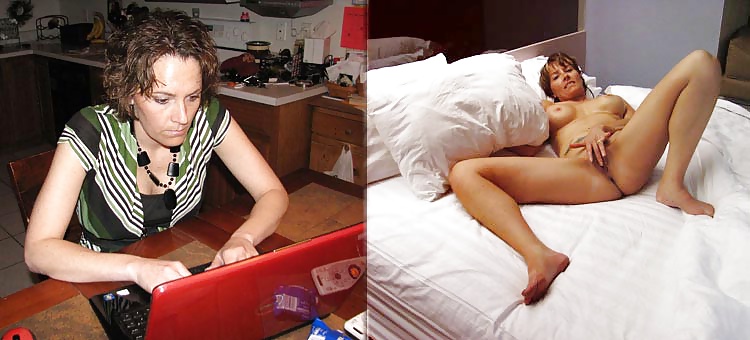 Exposed Slut Wives - Before and After 204 #40268353