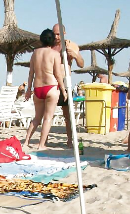 Spy ass and bikiny mature beach romanian #34631929