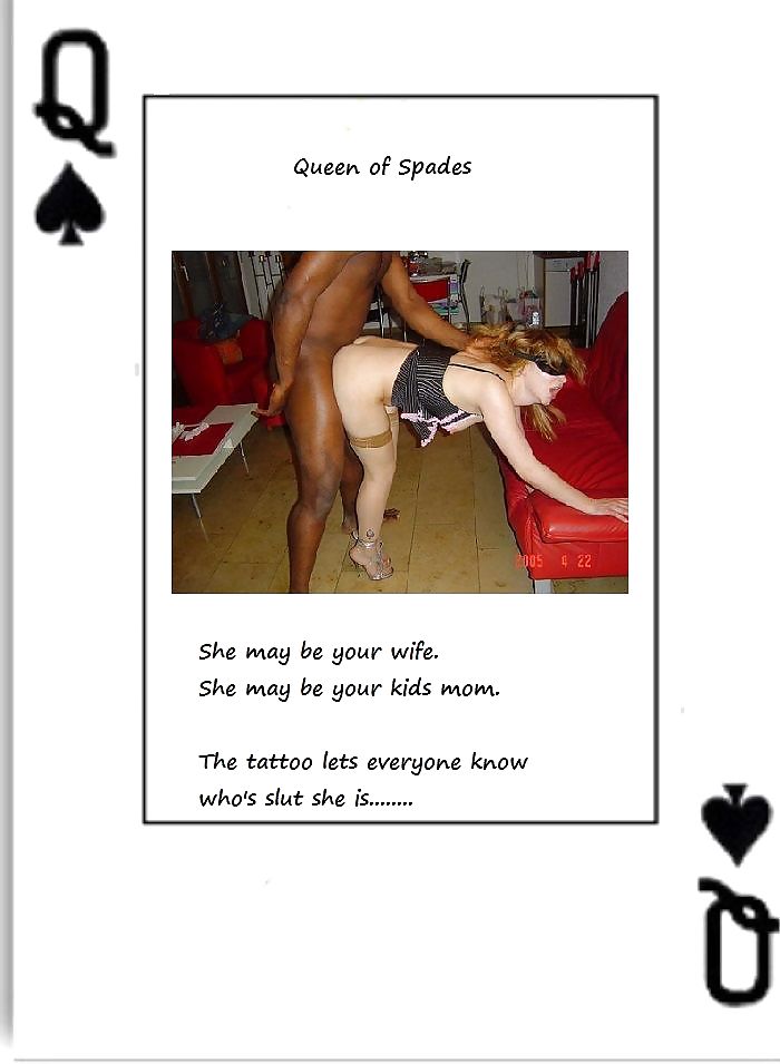 Interracial Cuckold Caption - Queens of Spades. #25800217