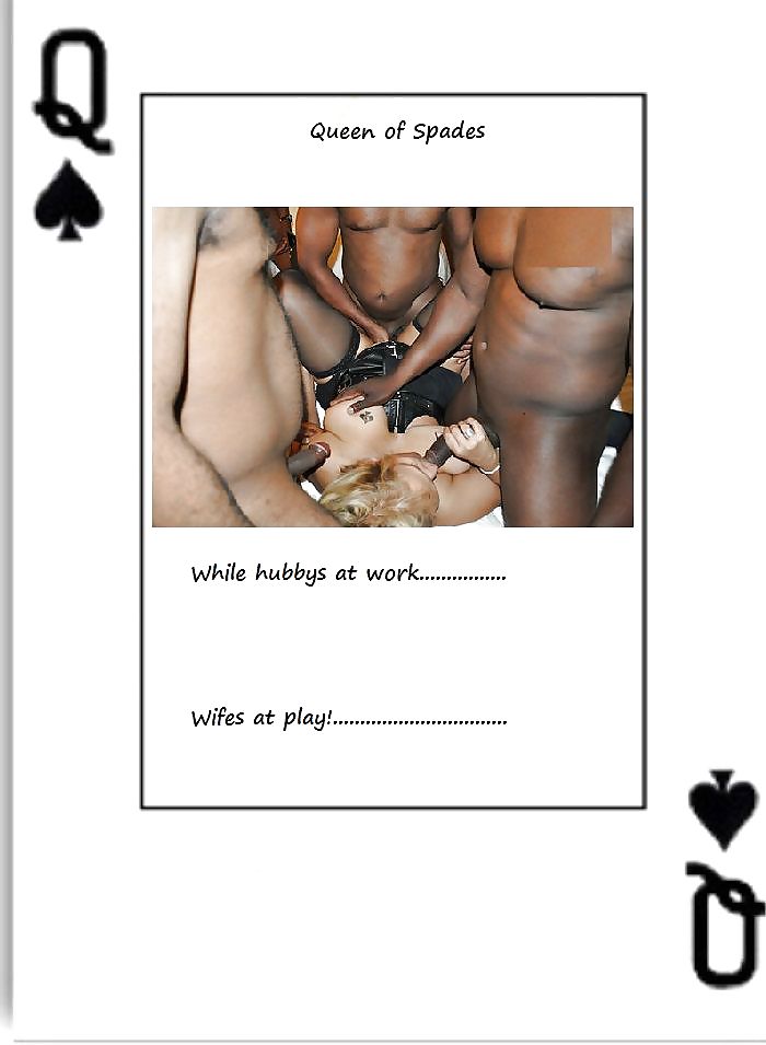 Interracial Cuckold Caption - Queens of Spades. #25800241