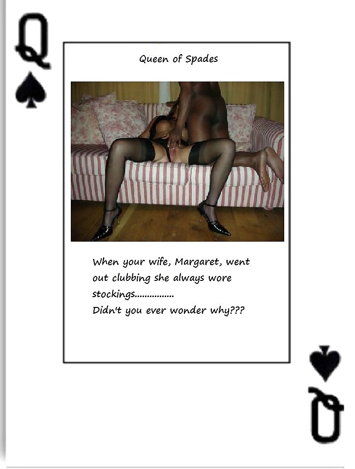 Interracial Cuckold Caption - Queens of Spades. #25800311