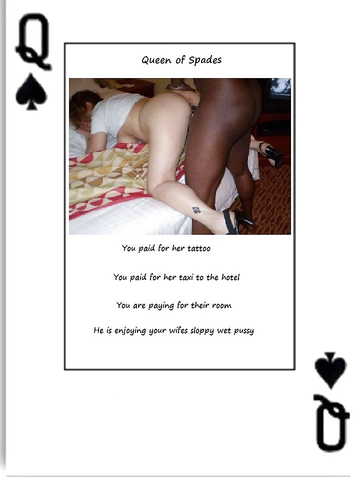 Interracial Cuckold Caption - Queens of Spades. #25800343