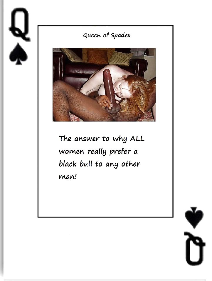 Interracial Cuckold Caption - Queens of Spades. #25800381