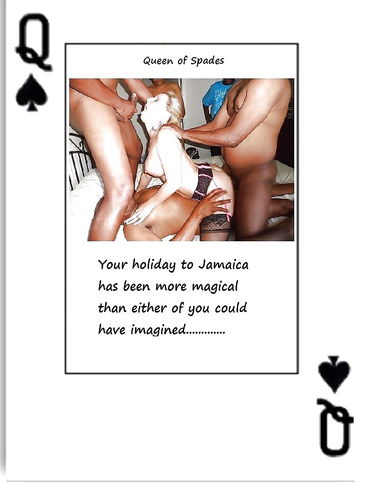 Interracial Cuckold Caption - Queens of Spades. #25800386