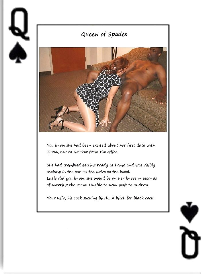 Interracial Cuckold Caption - Queens of Spades. #25800456