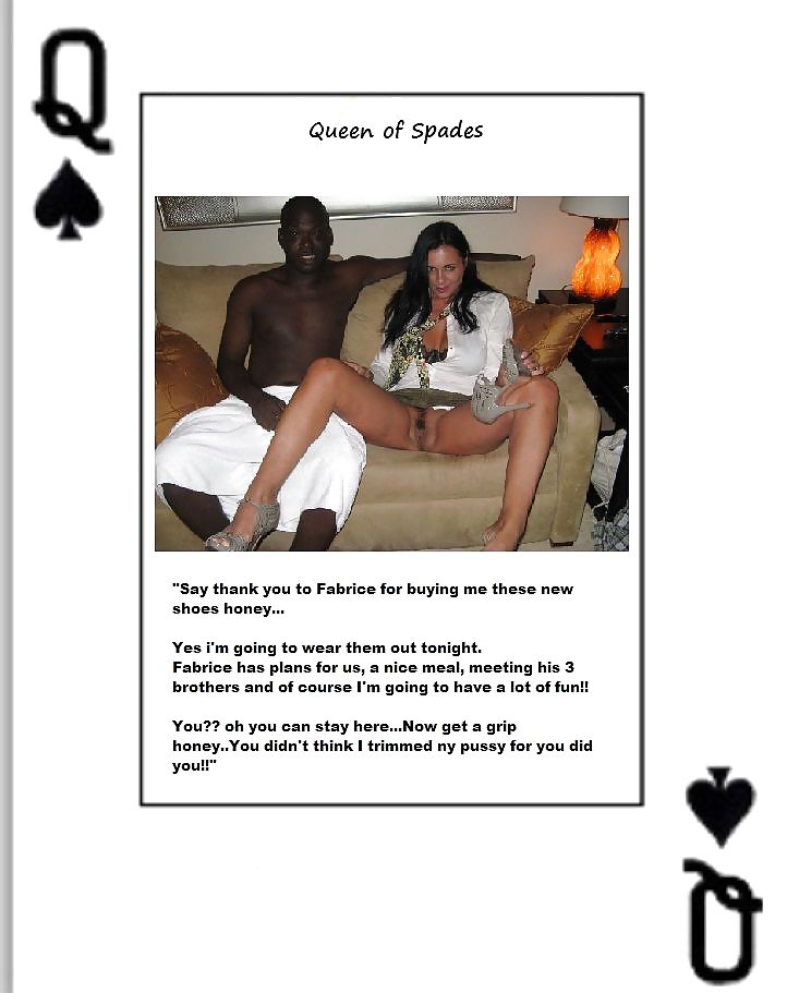 Interracial Cuckold Caption - Queens of Spades. #25800473