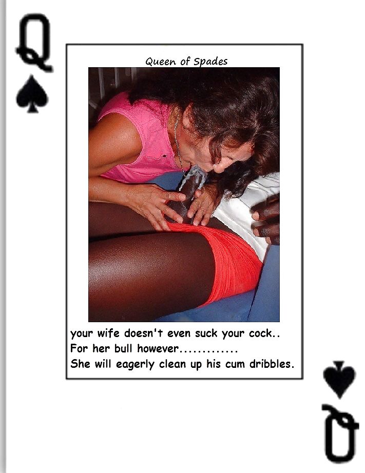 Interracial Cuckold Caption - Queens of Spades. #25800476