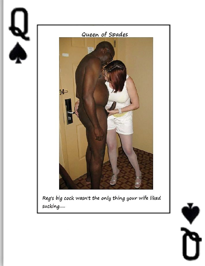 Interracial Cuckold Caption - Queens of Spades. #25800480