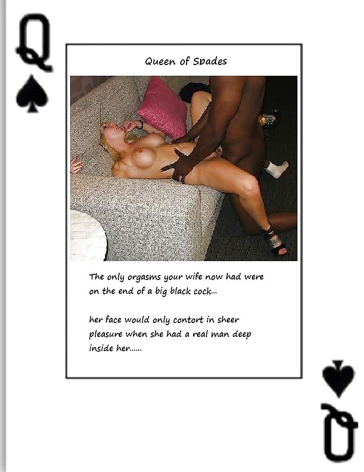 Interracial Cuckold Caption - Queens of Spades. #25800484