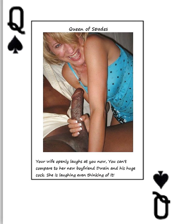 Interracial Cuckold Caption - Queens of Spades. #25800487