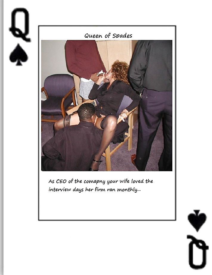 Interracial Cuckold Caption - Queens of Spades. #25800520